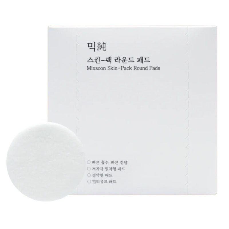Buy Mixsoon Skin-Pack Round Pads (240 Pads) at Lila Beauty - Korean and Japanese Beauty Skincare and Makeup Cosmetics
