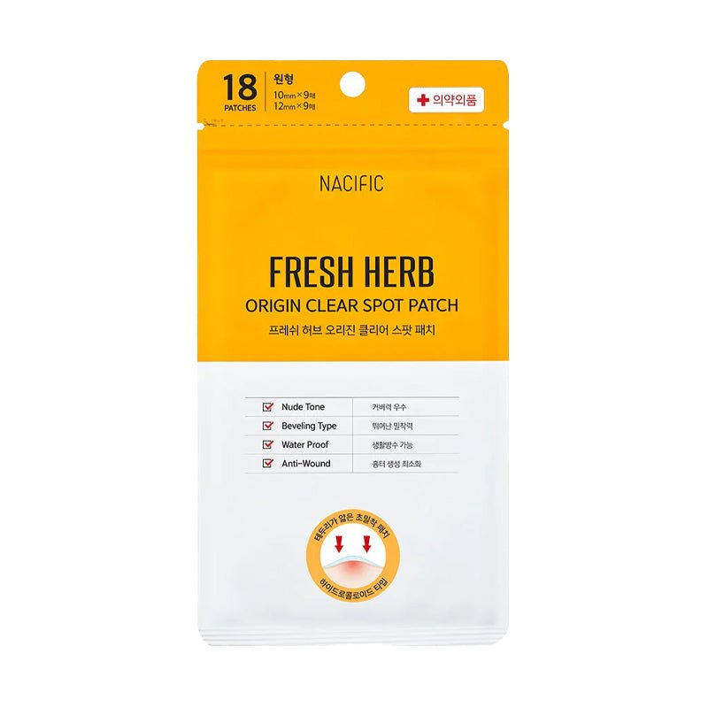 Buy Nacific Fresh Herb Origin Clear Spot Patch 18pcs (10mm*9 / 12mm*9) at Lila Beauty - Korean and Japanese Beauty Skincare and Makeup Cosmetics