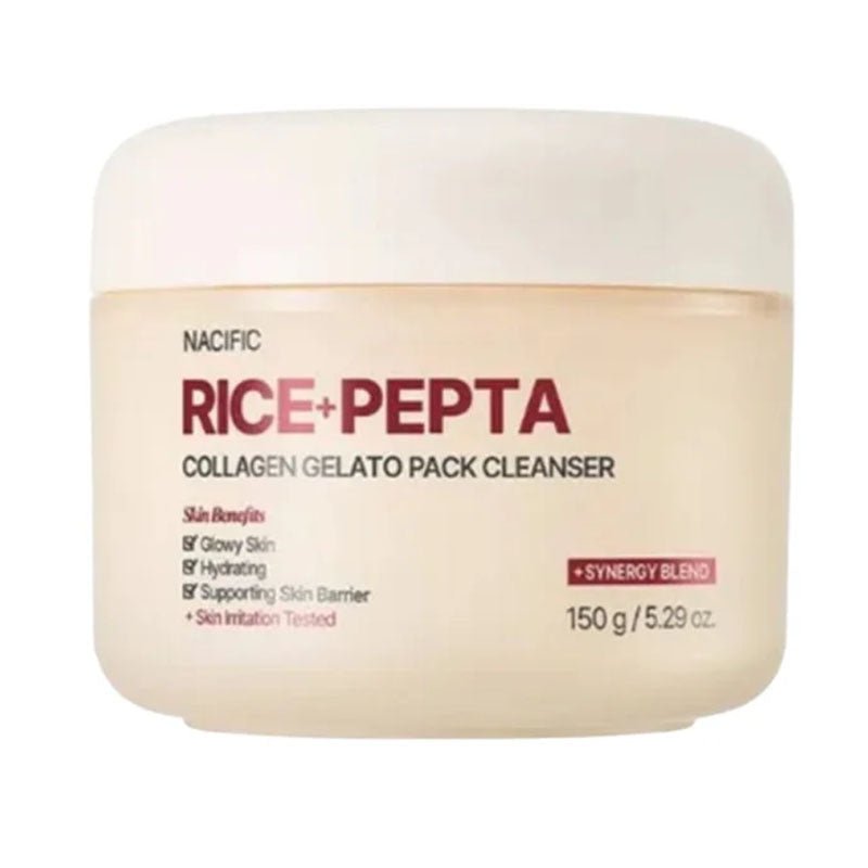 Buy Nacific Rice + Pepta Collagen Gelato Pack Cleanser 150g at Lila Beauty - Korean and Japanese Beauty Skincare and Makeup Cosmetics