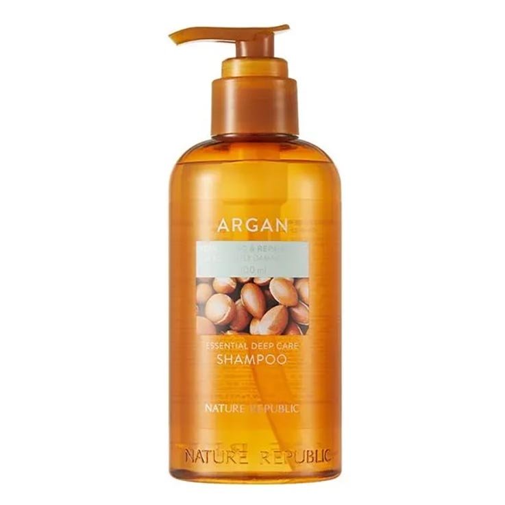 Buy Nature Republic Argan Essential Deep Care Shampoo or Conditioner 300ml at Lila Beauty - Korean and Japanese Beauty Skincare and Makeup Cosmetics