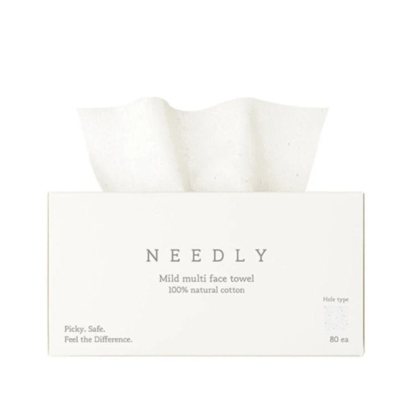 Buy Needly Mild Multi Face Towel (80pcs) at Lila Beauty - Korean and Japanese Beauty Skincare and Makeup Cosmetics