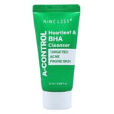 Buy Nine Less A-Control Heartleaf & BHA Cleanser Mini 25ml at Lila Beauty - Korean and Japanese Beauty Skincare and Makeup Cosmetics