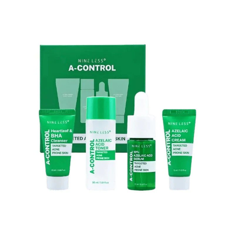 Buy Nine Less A-Control Mini Kit at Lila Beauty - Korean and Japanese Beauty Skincare and Makeup Cosmetics