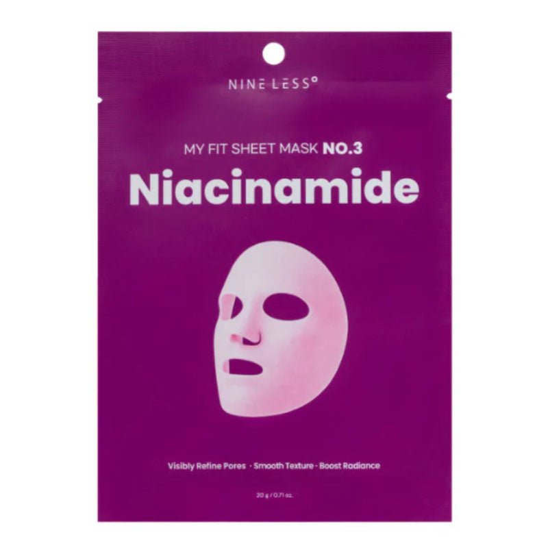 Buy Nine Less My Fit Sheet Mask 20g at Lila Beauty - Korean and Japanese Beauty Skincare and Makeup Cosmetics
