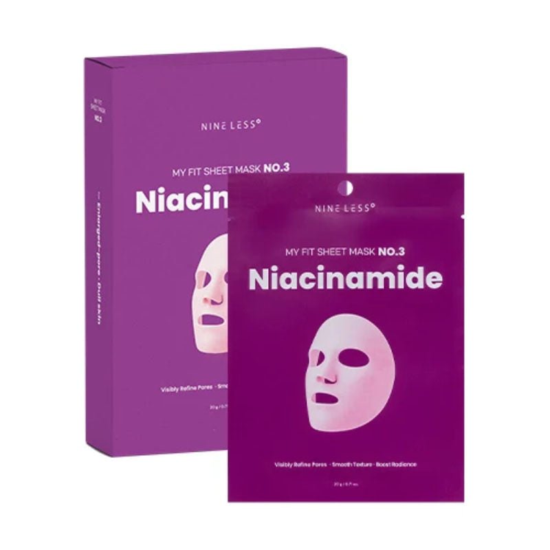 Buy Nine Less My Fit Sheet Mask 20g at Lila Beauty - Korean and Japanese Beauty Skincare and Makeup Cosmetics