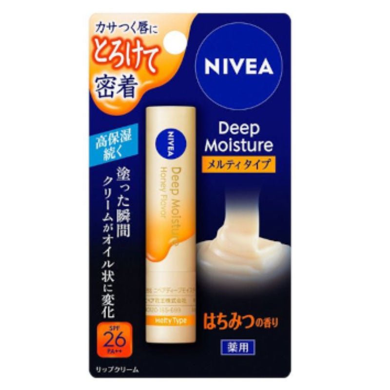 Buy Nivea Japan Deep Moisture Lip Melty Type 2.2g at Lila Beauty - Korean and Japanese Beauty Skincare and Makeup Cosmetics