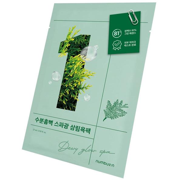 numbuzin デューイグロウシートマスク 1枚入り　プランエスクリニック buy-numbuzin-no1-dewy-glow-spa