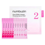 Buy Numbuzin No.2 Rose PDRN Collagen Plumping Serum Duo (1.2ml*10ea) at Lila Beauty - Korean and Japanese Beauty Skincare and Makeup Cosmetics