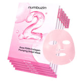 Buy Numbuzin No.2 Rose PDRN Collagen Plumping Sheet Mask 33ml NEW at Lila Beauty - Korean and Japanese Beauty Skincare and Makeup Cosmetics
