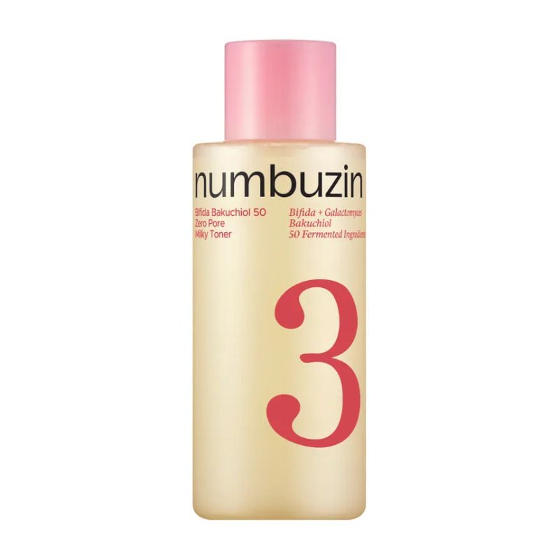 Buy Numbuzin No.3 Bifida Bakuchiol 50 Zero Pore Milky Toner 200ml at Lila Beauty - Korean and Japanese Beauty Skincare and Makeup Cosmetics
