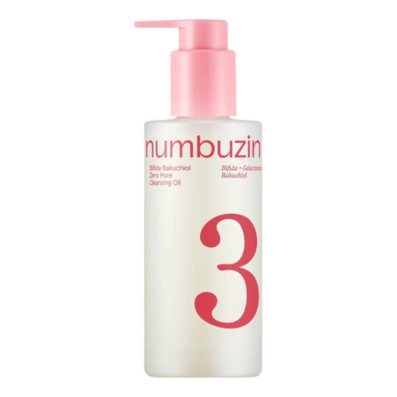 Buy Numbuzin No.3 Bifida Bakuchiol Zero Pore Cleansing Oil 200ml at Lila Beauty - Korean and Japanese Beauty Skincare and Makeup Cosmetics