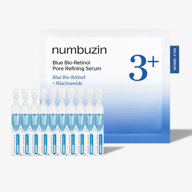 Buy Numbuzin No.3 Blue Bio-Retinol Pore Refining Serum 1.3ml*10ea at Lila Beauty - Korean and Japanese Beauty Skincare and Makeup Cosmetics