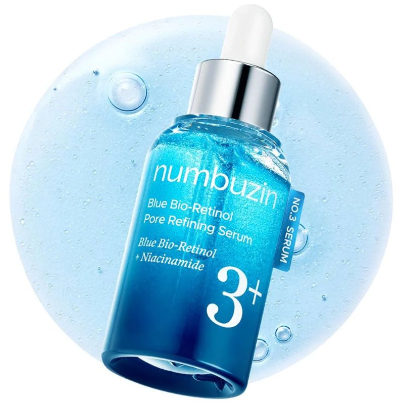Buy Numbuzin No.3 Blue Bio-Retinol Pore Refining Serum 30ml at Lila Beauty - Korean and Japanese Beauty Skincare and Makeup Cosmetics