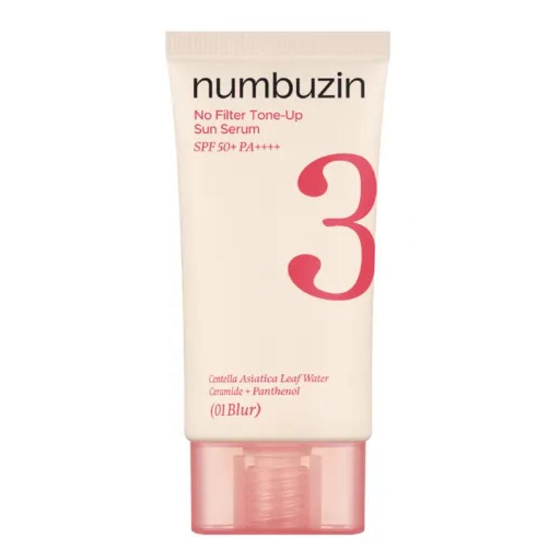 Buy Numbuzin No.3 No Filter Tone-Up Sun Serum 50ml (Select From 2 Types) at Lila Beauty - Korean and Japanese Beauty Skincare and Makeup Cosmetics