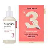 Buy Numbuzin Skin Softening Serum 80ml Special Set (+ No.3 Sheet Mask) at Lila Beauty - Korean and Japanese Beauty Skincare and Makeup Cosmetics