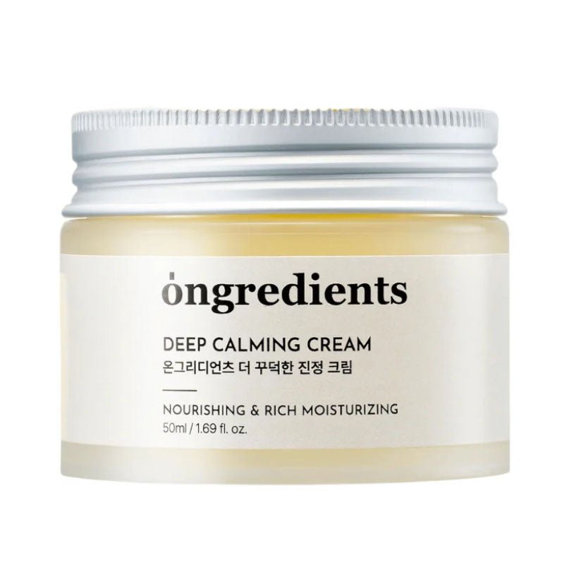 Buy Ongredients Deep Calming Cream 50ml at Lila Beauty - Korean and Japanese Beauty Skincare and Makeup Cosmetics