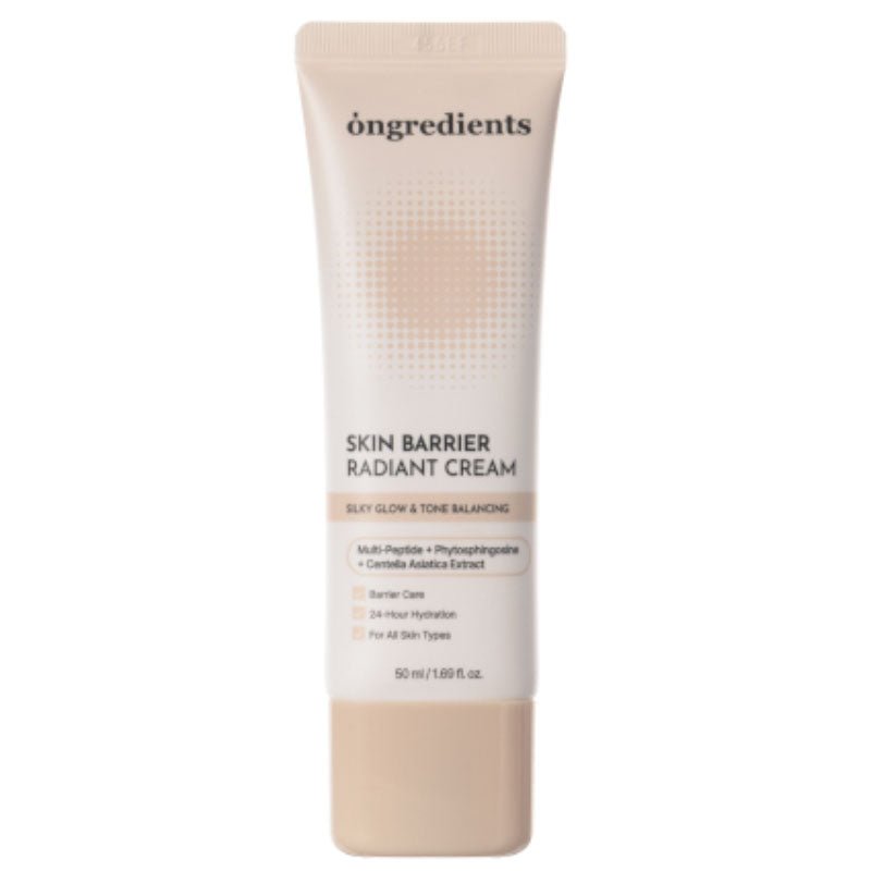 Buy Ongredients Skin Barrier Radiant Cream 50ml at Lila Beauty - Korean and Japanese Beauty Skincare and Makeup Cosmetics