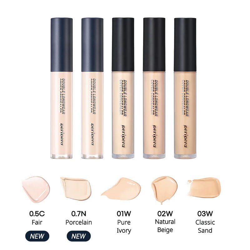 Buy Peripera Double Longwear Cover Concealer 5.5g at Lila Beauty - Korean and Japanese Beauty Skincare and Makeup Cosmetics