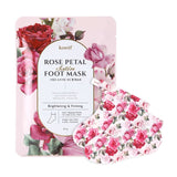 Buy Petitfee Koelf Rose Petal Satin Foot Mask 16g (1 Pair) at Lila Beauty - Korean and Japanese Beauty Skincare and Makeup Cosmetics