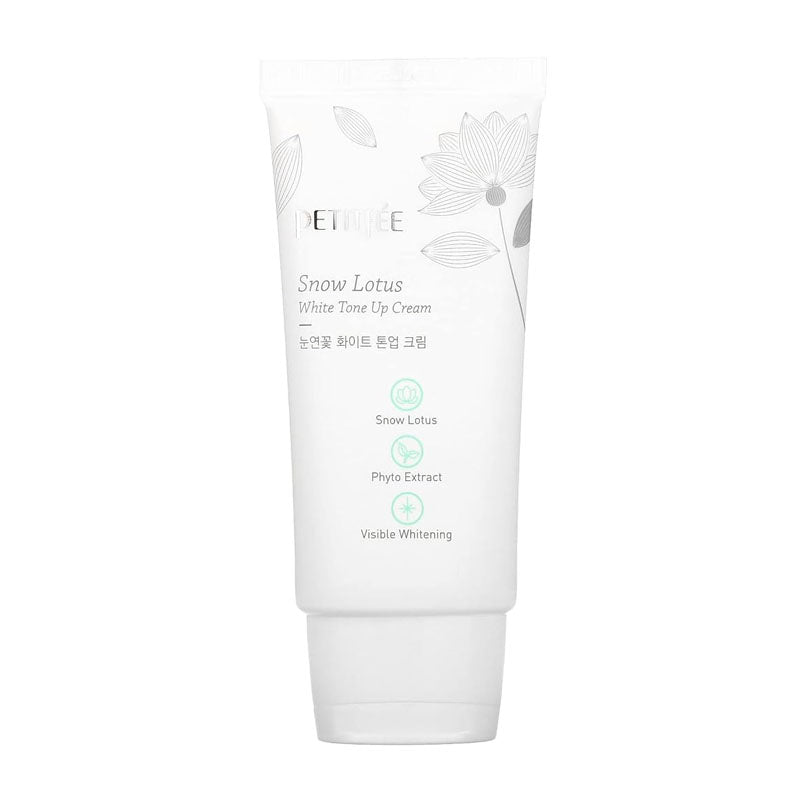 Buy Petitfee Snow Lotus White Tone Up Cream 50ml at Lila Beauty - Korean and Japanese Beauty Skincare and Makeup Cosmetics