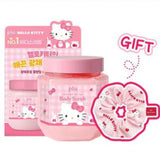 Buy Plu Hello Kitty Perfumed Sea Salt Body Scrub 600g (Woody Floral) + Scrunchie at Lila Beauty - Korean and Japanese Beauty Skincare and Makeup Cosmetics