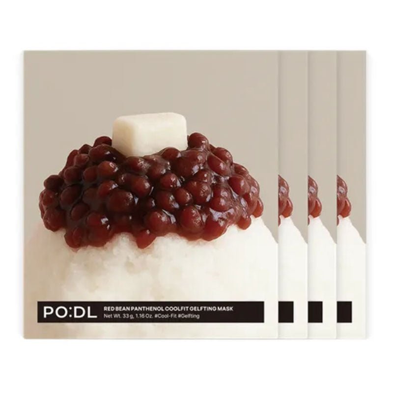 Buy PO:DL Red Bean Panthenol Coolfit Gelfting Mask 33g at Lila Beauty - Korean and Japanese Beauty Skincare and Makeup Cosmetics