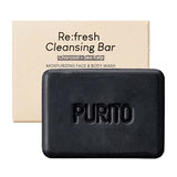 Buy Purito Re:fresh Cleansing Bar (Charcoal + Sea Kelp) 100g at Lila Beauty - Korean and Japanese Beauty Skincare and Makeup Cosmetics