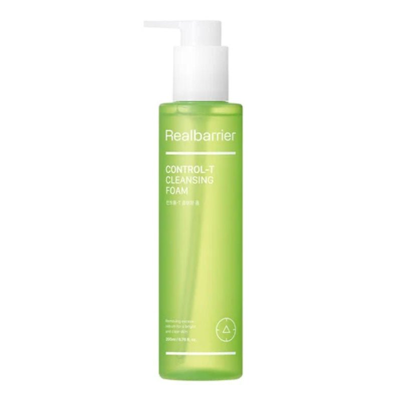 Buy Real Barrier Control-T Cleansing Foam 200ml at Lila Beauty - Korean and Japanese Beauty Skincare and Makeup Cosmetics