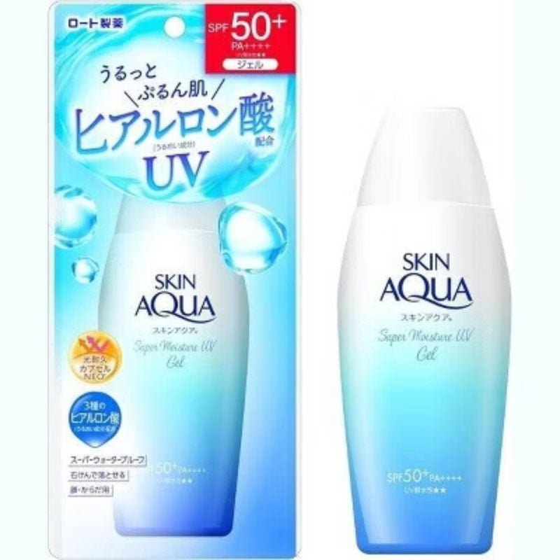 Buy Rohto Skin Aqua Super Moisture UV Gel 110g at Lila Beauty - Korean and Japanese Beauty Skincare and Makeup Cosmetics
