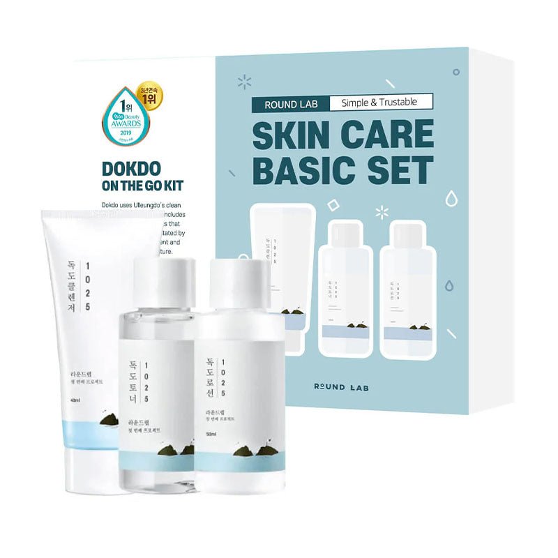 Buy Round Lab 1025 Dokdo On The Go Kit (3pcs) at Lila Beauty - Korean and Japanese Beauty Skincare and Makeup Cosmetics