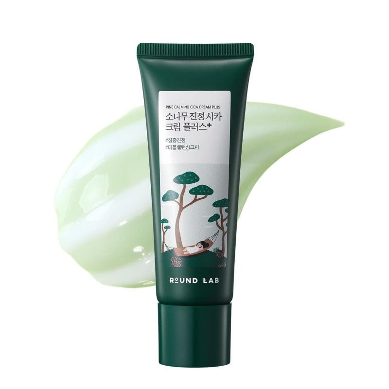 Buy Round Lab Pine Calming Cica Cream Plus 60ml at Lila Beauty - Korean and Japanese Beauty Skincare and Makeup Cosmetics