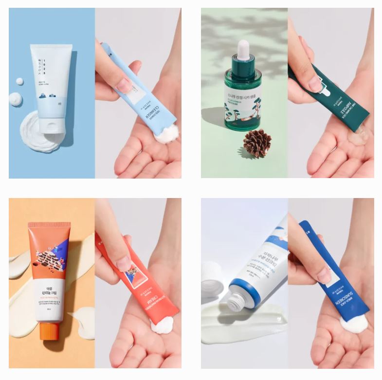 Buy Round Lab Stick Pouch Kit (12pcs) at Lila Beauty - Korean and Japanese Beauty Skincare and Makeup Cosmetics