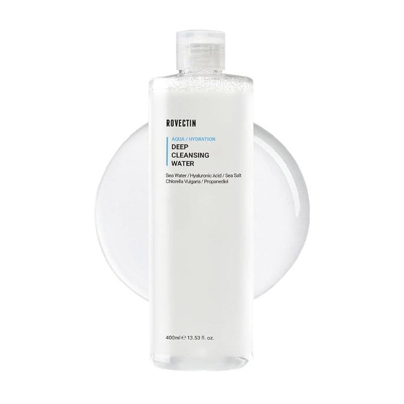 Buy Rovectin Clean Marine Micellar Deep Cleansing Water 400ml at Lila Beauty - Korean and Japanese Beauty Skincare and Makeup Cosmetics