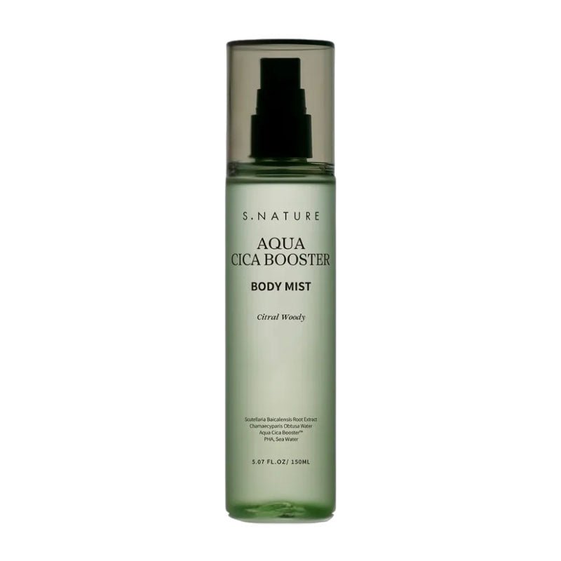 Buy S. Nature Aqua Cica Booster Body Mist 150ml (Citral Woody) at Lila Beauty - Korean and Japanese Beauty Skincare and Makeup Cosmetics