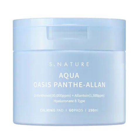 Buy S. Nature Aqua Oasis Panthe - Allan Calming Pad (60ea) at Lila Beauty - Korean and Japanese Beauty Skincare and Makeup Cosmetics