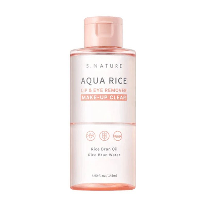 Buy S. Nature Aqua Rice Make-Up Clear Lip & Eye Remover 145ml at Lila Beauty - Korean and Japanese Beauty Skincare and Makeup Cosmetics