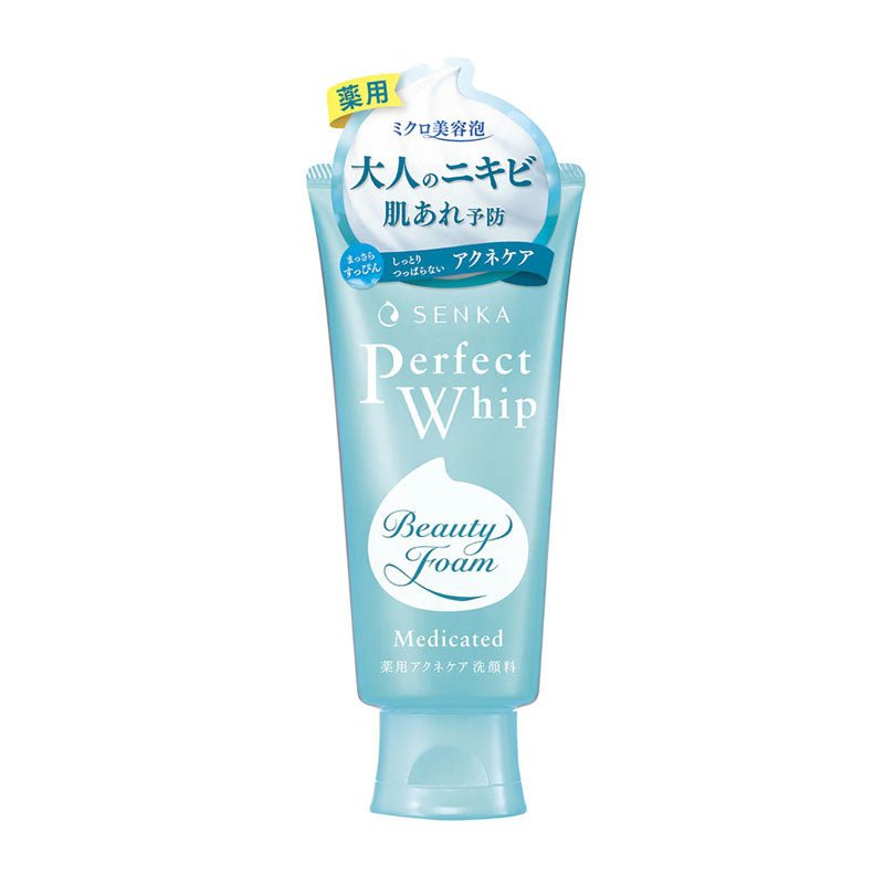 Buy Shiseido Senka Perfect Whip Beauty Foam Acne Care 120g at Lila Beauty - Korean and Japanese Beauty Skincare and Makeup Cosmetics
