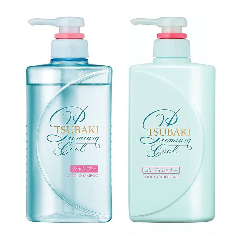 Buy Shiseido Tsubaki Premium Cool & Repair 490ml Shampoo or Conditioner at Lila Beauty - Korean and Japanese Beauty Skincare and Makeup Cosmetics