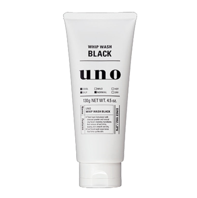 Buy Shiseido Uno Whip Wash Black 130g at Lila Beauty - Korean and Japanese Beauty Skincare and Makeup Cosmetics