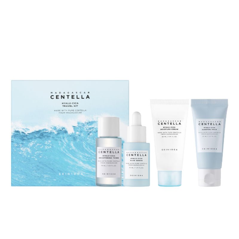 Buy Skin1004 Madagascar Centella Hyalu-Cica Travel Kit (4 pcs) at Lila Beauty - Korean and Japanese Beauty Skincare and Makeup Cosmetics