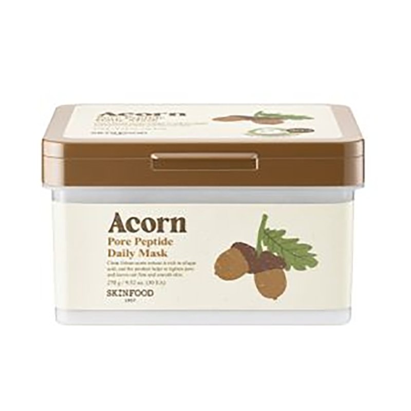 Buy Skinfood Acorn Pore Peptide Daily Mask (30 Masks) at Lila Beauty - Korean and Japanese Beauty Skincare and Makeup Cosmetics