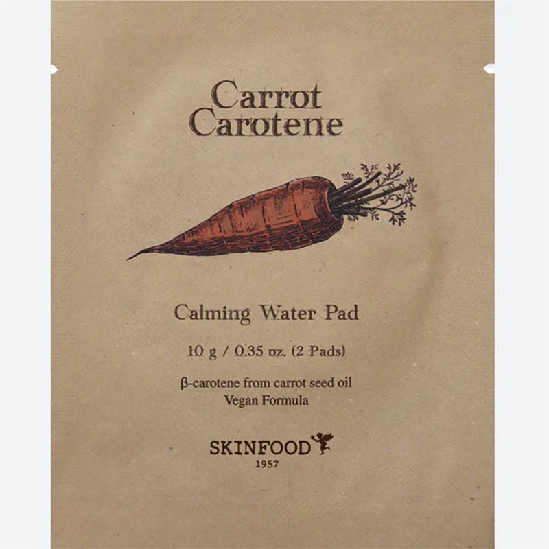 Buy Skinfood Carrot Carotene Calming Water Pad 10g (2 Pads) at Lila Beauty - Korean and Japanese Beauty Skincare and Makeup Cosmetics