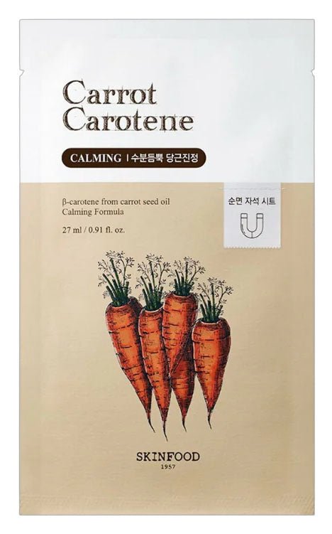 Buy Skinfood Carrot Carotene Mask 27ml at Lila Beauty - Korean and Japanese Beauty Skincare and Makeup Cosmetics