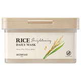 Buy Skinfood Rice Brightening Daily Mask (30 ea) at Lila Beauty - Korean and Japanese Beauty Skincare and Makeup Cosmetics