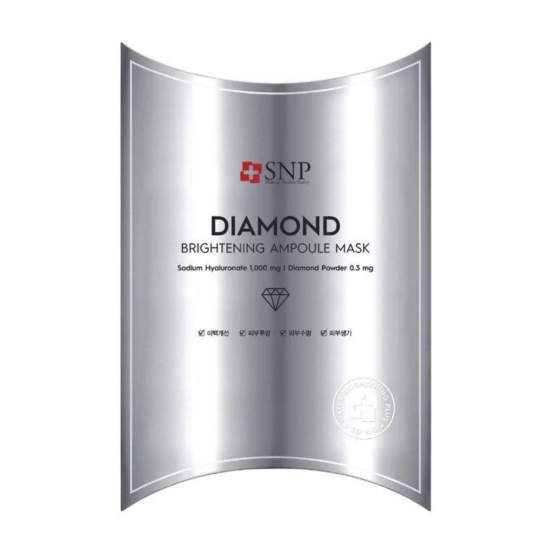 Buy SNP Diamond Brightening Ampoule Mask at Lila Beauty - Korean and Japanese Beauty Skincare and Makeup Cosmetics
