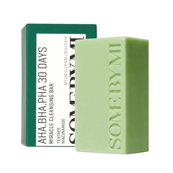 Buy Some By Mi AHA BHA PHA 30 Days Miracle Cleansing Bar 95g at Lila Beauty - Korean and Japanese Beauty Skincare and Makeup Cosmetics