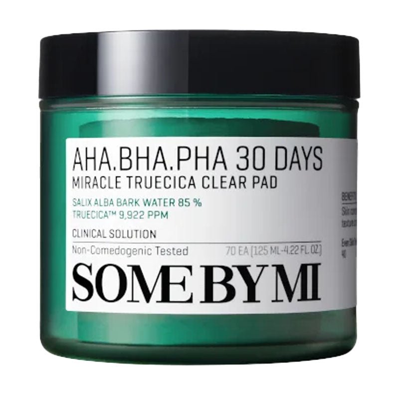 Buy Some By Mi AHA - BHA - PHA 30 Days Miracle Truecica Clear Pad (70 Pads) at Lila Beauty - Korean and Japanese Beauty Skincare and Makeup Cosmetics