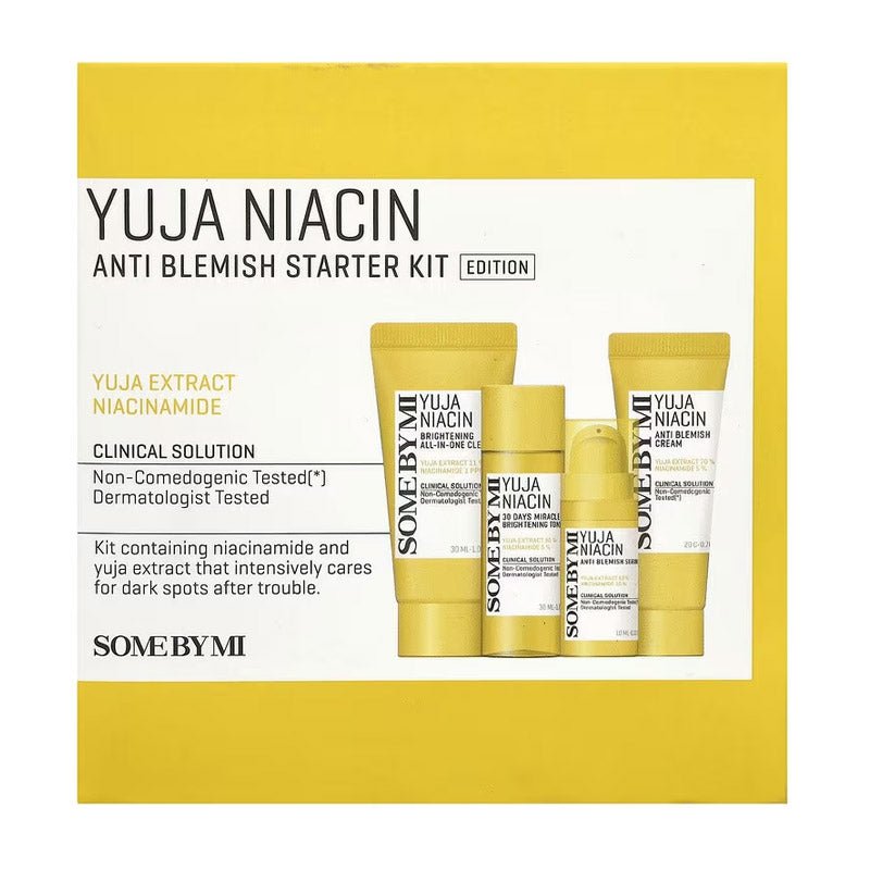 Buy Some By Mi Yuja Niacin Anti Blemish Starter Kit (4pc) at Lila Beauty - Korean and Japanese Beauty Skincare and Makeup Cosmetics