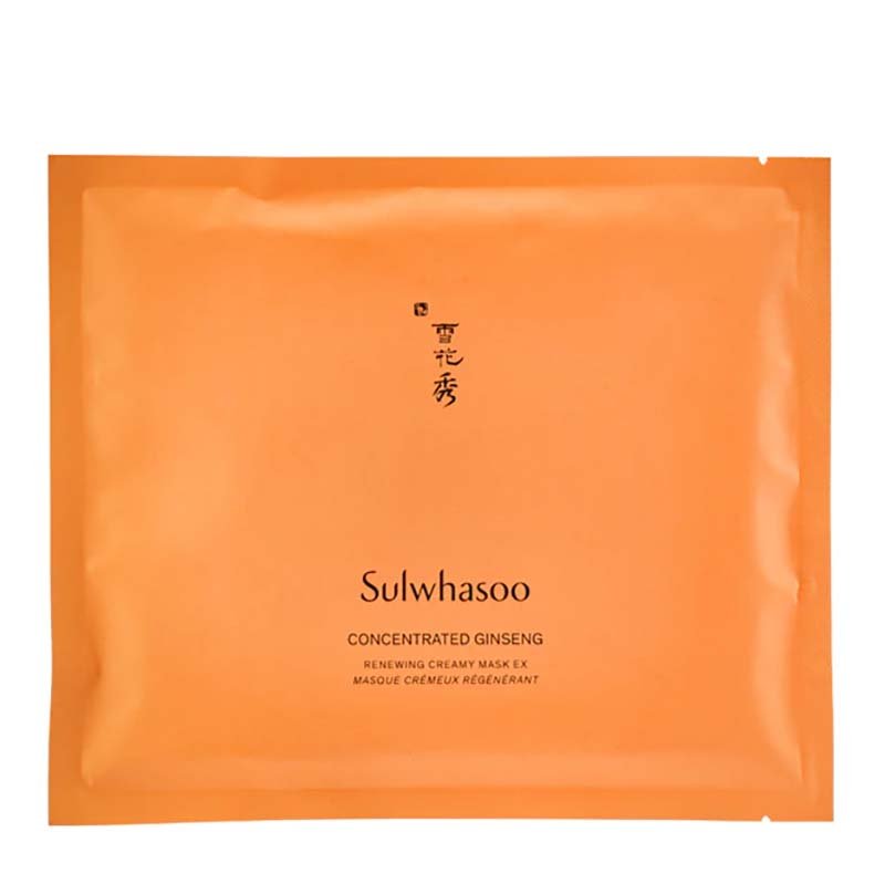 Buy Sulwhasoo Concentrated Ginseng Renewing Creamy Mask 18g 1 Mask (EXP 2024/10) at Lila Beauty - Korean and Japanese Beauty Skincare and Makeup Cosmetics