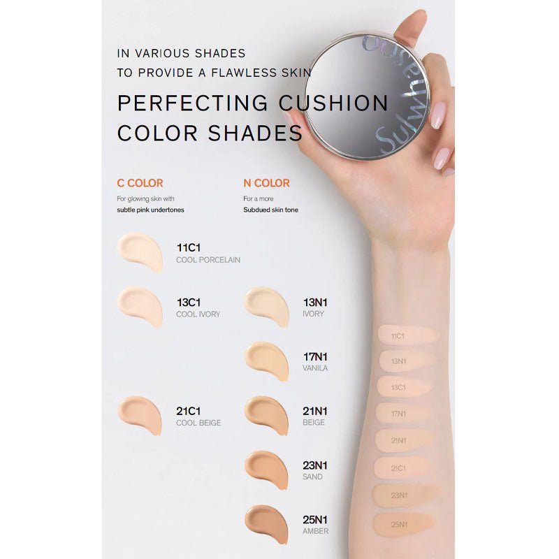 Buy Sulwhasoo Perfecting Cushion 30g (2x15g) at Lila Beauty - Korean and Japanese Beauty Skincare and Makeup Cosmetics